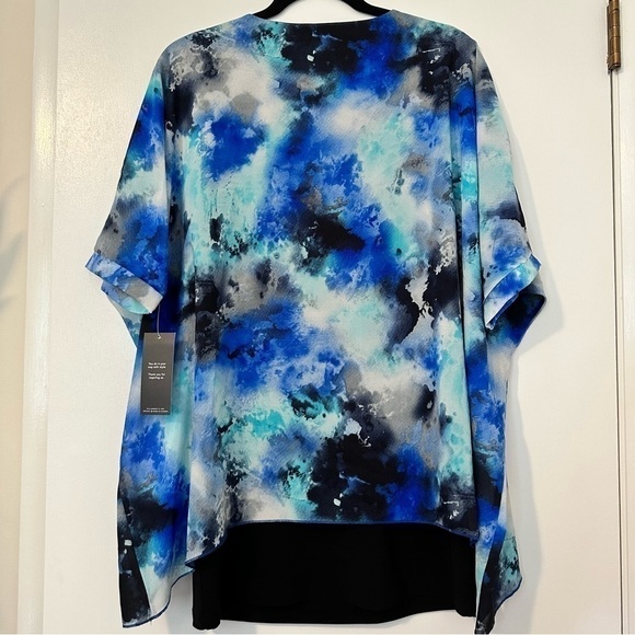 Sympli Whisper Twin Georgette Overlay Blouse NEW - Picture 5 of 8